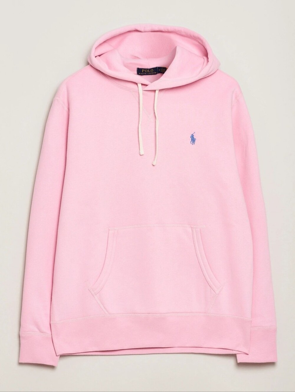 Polo by Ralph Lauren RL Fleece Hoodie Carmel Pink Size Small